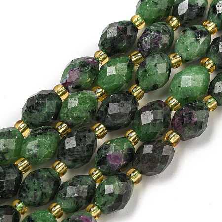 Natural Ruby in Zoisite Beads Strands G-N342-41-1