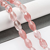 Cherry Quartz Glss Beads Strands G-P520-C04-01-2