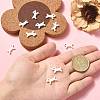 10Pcs Puppy Natural Freshwater Shell Beads SHEL-CJ0001-28-4