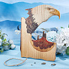 Wood Animal Hanging Ornaments HJEW-WH0053-08C-6