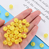 Transparent Crackle Acrylic Beads MACR-S373-66C-N16-4