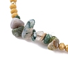 Natural Gemstones Adjustable Bracelets VY0463-6-2