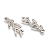 Branch 304 Stainless Steel Pendants X-STAS-O082-12-2