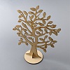 Wooden Earring Display Tree Stands ODIS-WH0038-26-1