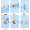 SUNNYCLUE DIY Dangle Earring Making Kits DIY-SC0012-67-4