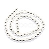 Electroplate Non-magnetic Synthetic Hematite Beads Strands G-L485-01E-S-3