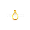 Alloy Open Back Bezel Pendants FIND-WH0094-91G-1