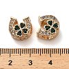 Alloy Rhinestone European Beads FIND-Q115-09G-3