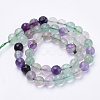 Natural Fluorite Beads Strands X-G-S281-19-8mm-2