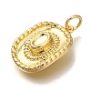 Rack Plating Brass Pendants KK-I720-06G-2