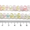 Crack Glass Beads Strands GLAA-M049-01Q-4