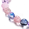 Transparent Glass Beads Strands GLAA-F114-02B-4