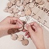 Wooden Family Birthday Reminder Calendar Hanging Board for Important Dates JX068A-4