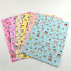 Self Adhesive DIY Cloth Picture Stickers DIY-Q002-04-1