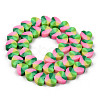 Handmade Polymer Clay Beads Strands X-CLAY-N008-002A-2