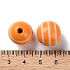 Printed Wood European Beads WOOD-Z002-07C-3