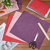 CRASPIRE 6 Sheets 3 Colors Linen Book Covers DIY-CP0010-66-4