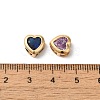 Brass Slide Charms KK-C062-016G-3