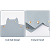 Leather Cartoon Cat Shape Cosmetics Jewelry Plate FIND-WH0152-14C-4