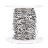 304 Stainless Steel Paperclip Chains CHS-F010-01C-P-01-3