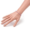 Faceted Natural Amethyst Beaded Bracelets for Women BJEW-JB05928-03-5