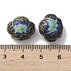 Brass Enamel Beads KK-M284-16AB-3