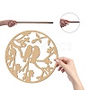 Laser Cut Unfinished Basswood Wall Decoration WOOD-WH0113-117-3