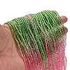 Transparent Painted Glass Beads Strands DGLA-A034-T1mm-A18-2