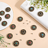 Gorgecraft 16 Sets 4 Colors Alloy Buttons FIND-GF0006-23-4