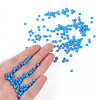 Baking Paint Glass Seed Beads SEED-S002-K17-4