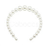 Plastic Imitation Pearls Hair Bands OHAR-PW0007-20C-1