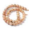 Natural Sunstone Beads Strands G-M373-01A-3