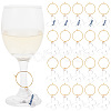 Transparent Acrylic Butterfly Wine Glass Charms AJEW-AB00114-1