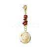 Shiva Eye Shell Pendant Decoration HJEW-JM02112-4