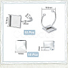 Unicraftale DIY Blank Square Cuff Ring Making Kit DIY-UN0005-39-3