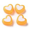 Heart Acrylic Beads TACR-S117-04B-1