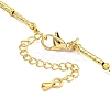 Rack Plating Brass Bib Necklaces for Women NJEW-C059-09G-03-3