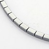 Electroplate Non-magnetic Synthetic Hematite Cuboid Beads Strands G-J213A-B-3