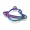 Rainbow Color Alloy Pendants PALLOY-S180-193-NR-2