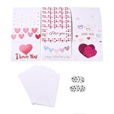 Rectangle Paper Greeting Cards DIY-F096-01-1