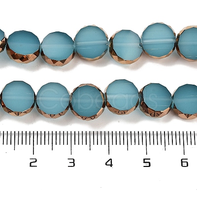 Imitation Jade Glass Beads Strands GLAA-H032-03-03-1