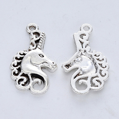 Tibetan Style Alloy Pendants TIBE-R316-056AS-RS-1