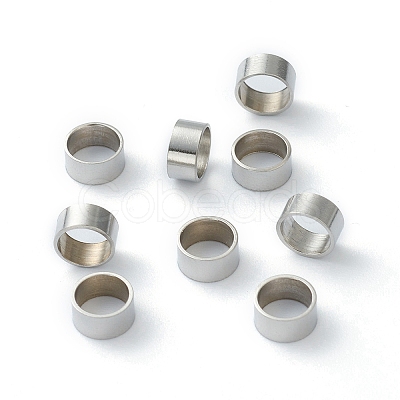 Non-Tarnish 201 Stainless Steel Spacer Beads X-STAS-B006-18P-1