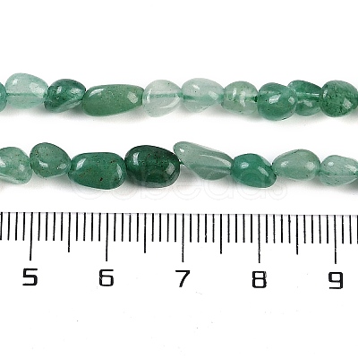 Natural Green Aventurine Beads Strands G-P497-01B-20-1