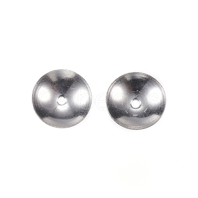 Tarnish Resistant 201 Stainless Steel Bead Caps STAS-F040-20C-P-1