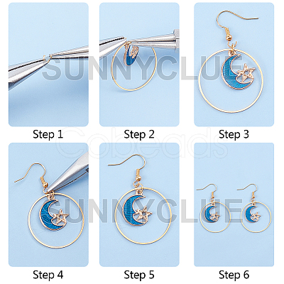 SUNNYCLUE DIY Dangle Earring Making Kits DIY-SC0012-67-1