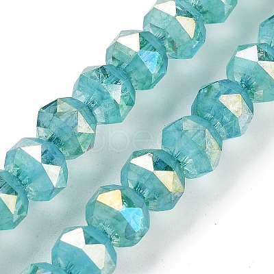 Baking Painted Glass Beads Strands GLAA-H032-05-04-1