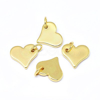 Brass Charms X-KK-F764-10G-1