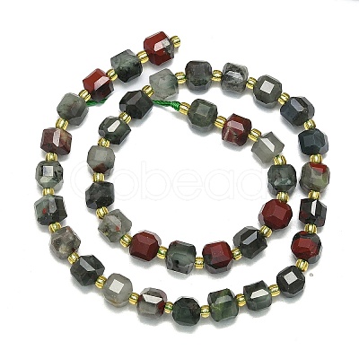 Natural Africa Bloodstone Beads Strand G-I376-D75-01-1