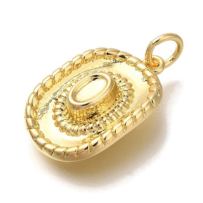 Rack Plating Brass Pendants KK-I720-06G-1